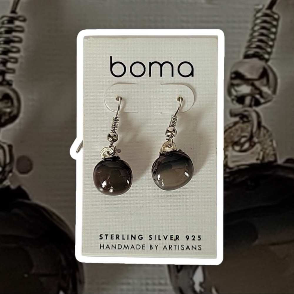 Boma sterling silver gemstone earrings